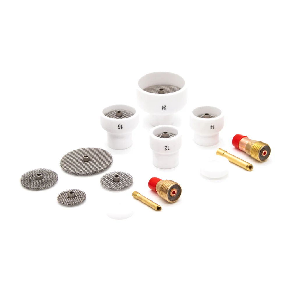 PW Ceramic TIG cup set | WP9/20 & WP17/18/26